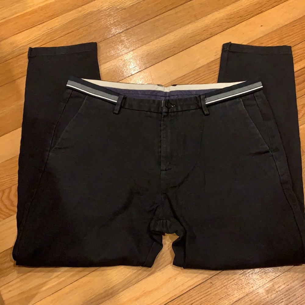 32” waist, black cotton pants, Simon Martn - Picture 4 of 9